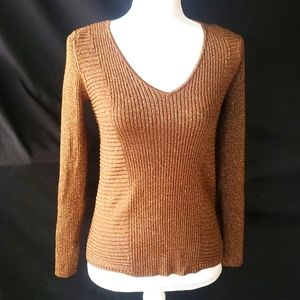 Bronze/Brown lurex top